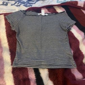 Striped crop top